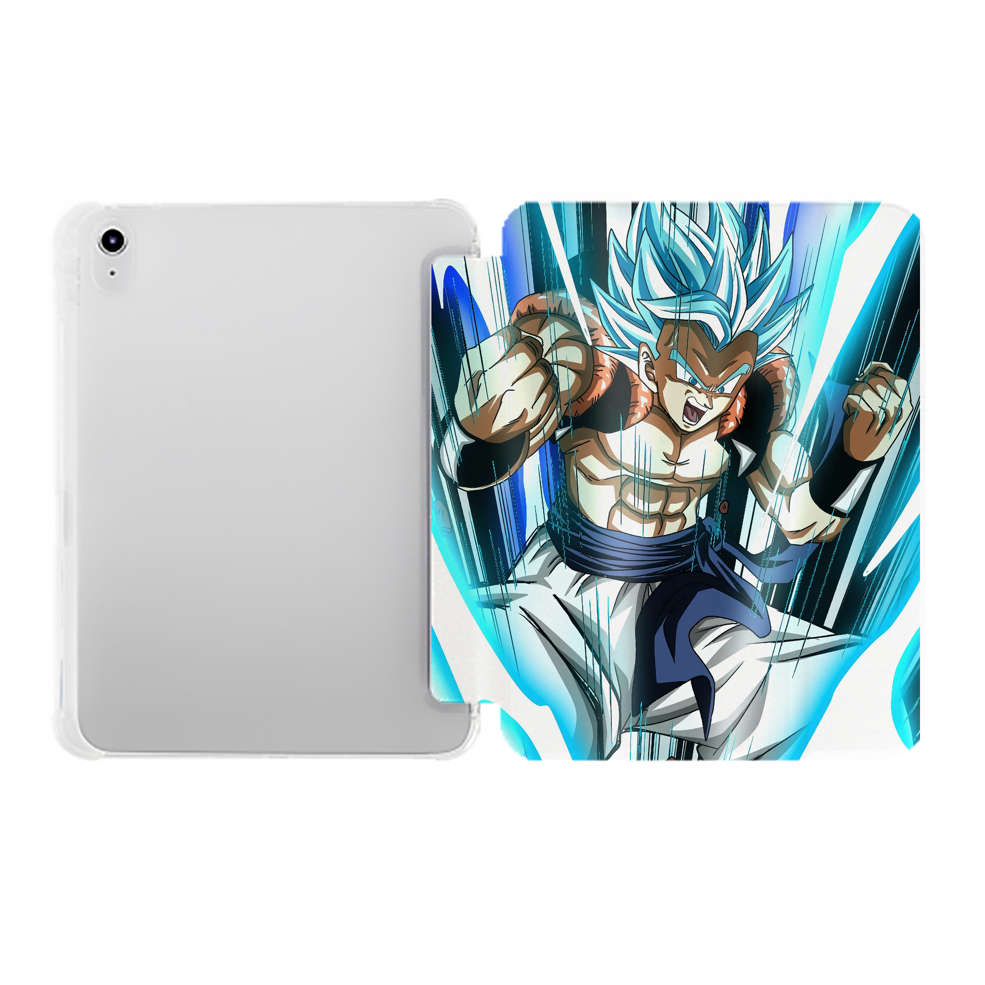 （画像用） ドラゴンボール DRAGON BALL IPad ケース ペン収納付き 三つ折りスタンド PUレザー×シリコン 対応機種9.5/10.5/10.9インチ